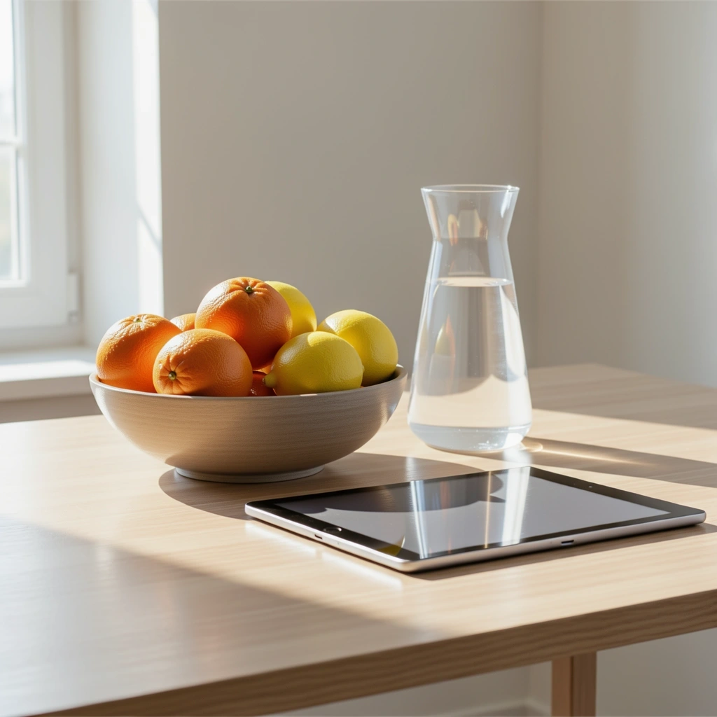 Harmonischer Arbeitsplatz für Beratung