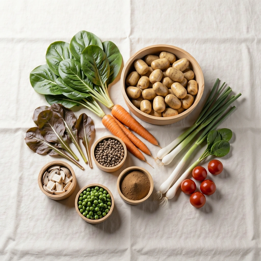 Regionale Zutaten Auswahl